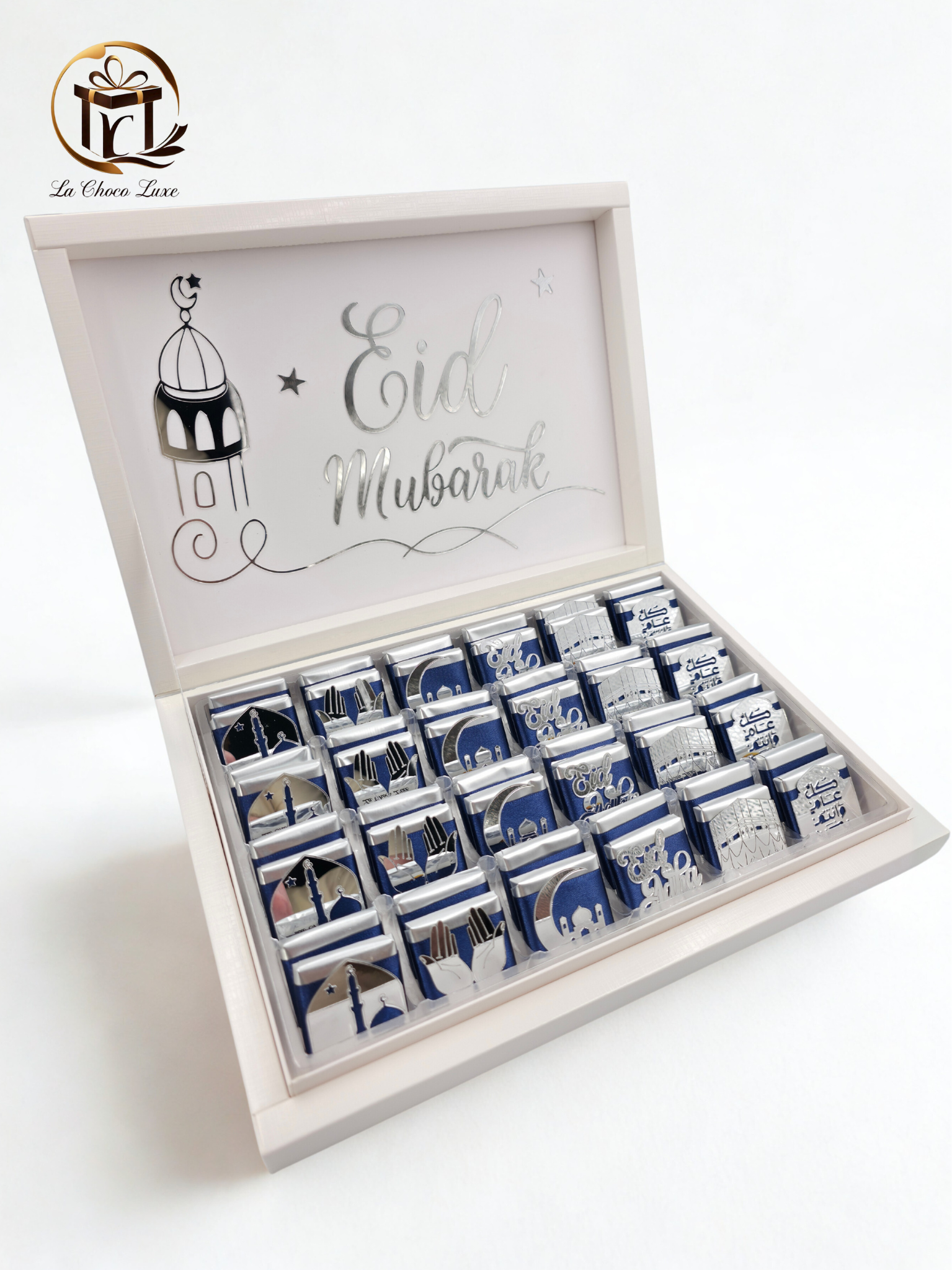 Eid Mubarak Chocolate Box | Halal Luxury Sweets | Perfect Gift for Eid, Family Gatherings & Hajj