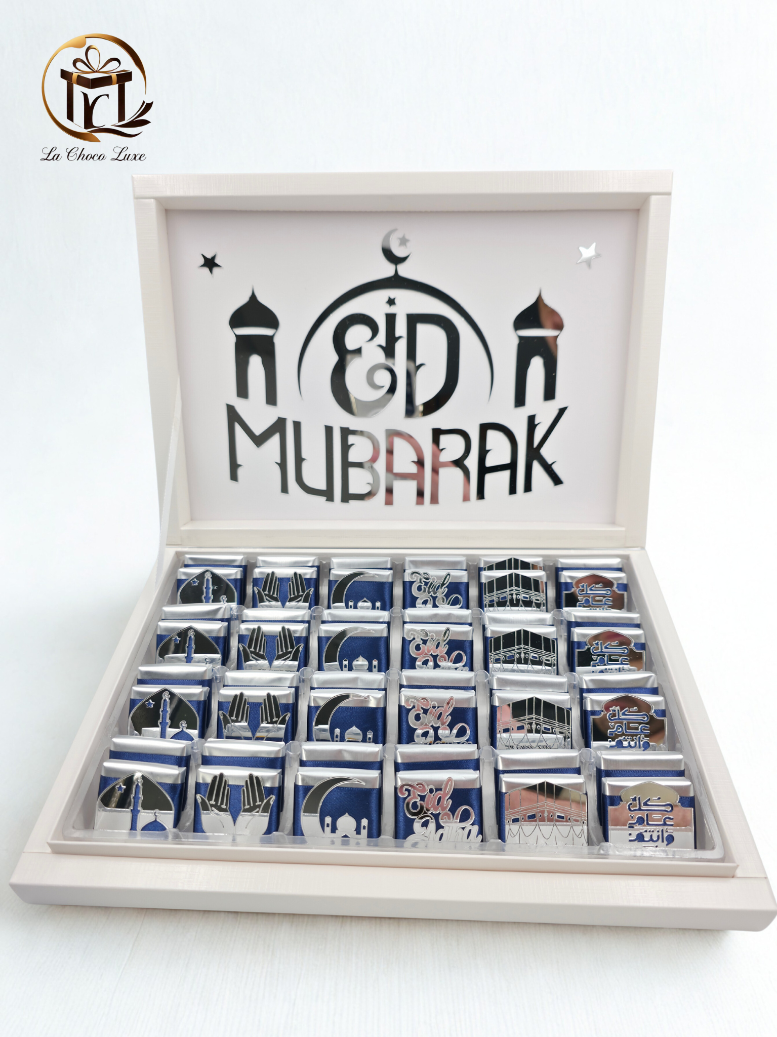 Eid Mubarak Chocolate Box | Halal Luxury Sweets | Perfect Gift for Eid, Family Gatherings & Hajj