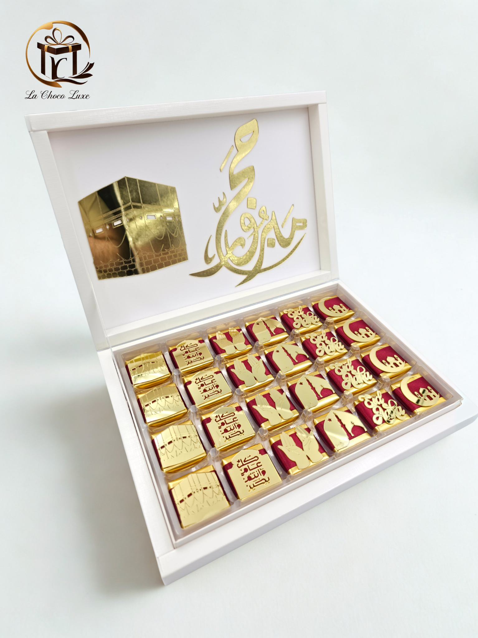 Eid Mubarak Chocolate Box | Halal Luxury Sweets | Perfect Gift for Eid, Family Gatherings & Hajj