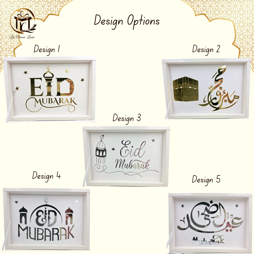 Eid Mubarak Chocolate Box | Halal Luxury Sweets | Perfect Gift for Eid, Family Gatherings & Hajj